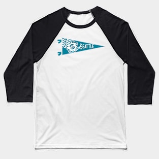 Seattle Flag Pennant Baseball T-Shirt